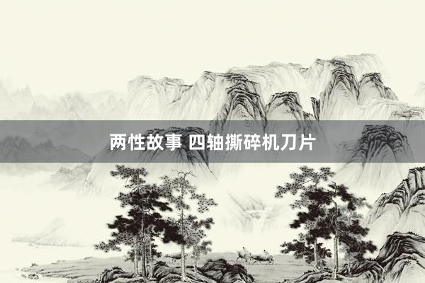 两性故事 四轴撕碎机刀片